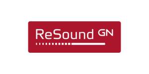 House of Hearing Richfield Utah - Resound gn logo on a white background.